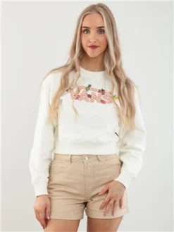 Veromoda Irish Cream Zuri Loose Fit High Rise Fold Up Hems Shorts