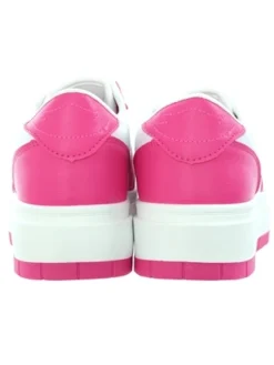 No Doubt Pink / White Panel Lace Up Trainer -Cheap Drape Dresses Store 28027 2