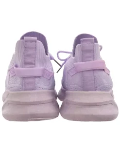 No Doubt Purple Lace Up Texture Trainer -Cheap Drape Dresses Store 28036 2