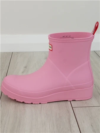 Hunter Pink Fizz Play Short Wellington Boots 2 Hunter Pink Fizz Play Short Wellington Boots - Image 2