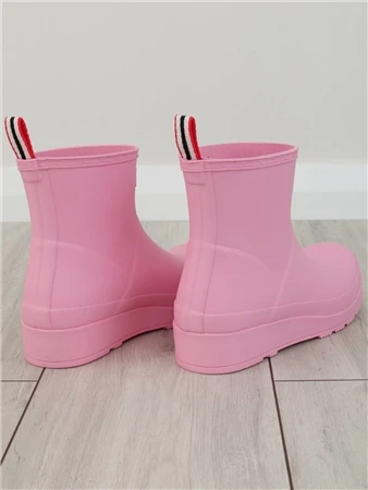 Hunter Pink Fizz Play Short Wellington Boots 4 Hunter Pink Fizz Play Short Wellington Boots - Image 4