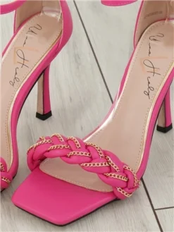 Una Healy Strong Pink Sweet Emotions Heels -Cheap Drape Dresses Store 28109 2