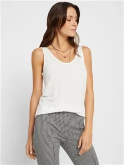 Pieces Bright White Kamala Tank Top