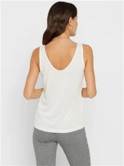 Pieces Bright White Kamala Tank Top -Cheap Drape Dresses Store 28158 3