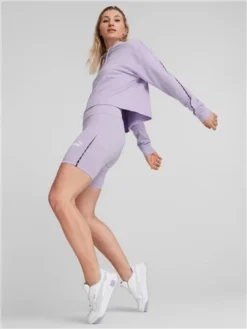 Puma White - Spring Lavender - Gold Carina Street Sneakers -Cheap Drape Dresses Store 28229 2