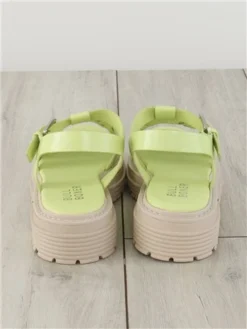 Bull Boxer Lime Green / Cream Strap Sandal -Cheap Drape Dresses Store 28253 2