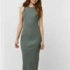 Veromoda Green / Laurel Wreath Lavender Long Dress