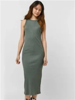 Veromoda Green / Laurel Wreath Lavender Long Dress