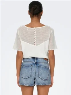 Only Blue / Light Blue Denim Kelly Hw Denim Shorts -Cheap Drape Dresses Store 28402 3