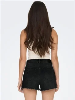 Only Black / Washed Black Pacy Hw Denim Shorts 7 Only Black / Washed Black Pacy Hw Denim Shorts -Cheap Drape Dresses Store 28417 3