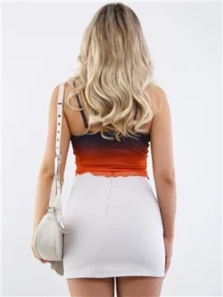 Only Cream / Pumice Stone Carolina Abba Mini Skirt -Cheap Drape Dresses Store 28491 3