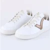Victoria White / Gold Platino Lace Up Trainer