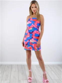 Pieces Sugar Plum Barbie Strap Short Dress -Cheap Drape Dresses Store 28682 2