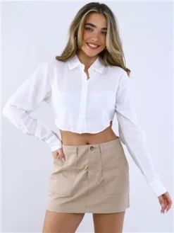 Only Cornstalk Evelyn Short Cargo Skirt