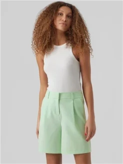 Veromoda Green / Mist Green Zelda Tailored Shorts