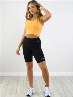 Champion Black C Logo Biker Shorts -Cheap Drape Dresses Store 28796 3