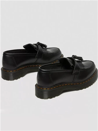 Dr. Martens Dr Martens Black Adrian Bex Smooth Leather Tassel Loafers 3 Dr. Martens Dr Martens Black Adrian Bex Smooth Leather Tassel Loafers - Image 3