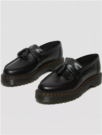 Dr. Martens Dr Martens Black Adrian Bex Smooth Leather Tassel Loafers 1 Dr. Martens Dr Martens Black Adrian Bex Smooth Leather Tassel Loafers