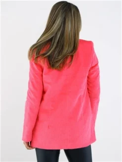 Veromoda Pink / Hot Pink Tatiana Ls Oversize Corduroy Blazer 7 Veromoda Pink / Hot Pink Tatiana Ls Oversize Corduroy Blazer -Cheap Drape Dresses Store 28824 3