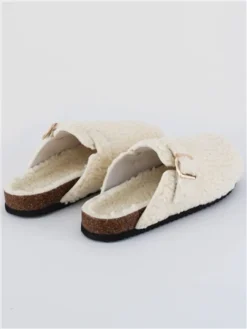 Dv8 Cream Teddy Clogg -Cheap Drape Dresses Store 29224 3