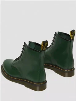 Dr. Martens Dr Martens Green 1460 Smooth Leather Lace Up Boots -Cheap Drape Dresses Store 29232 2