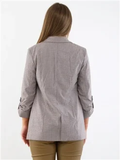 Only Gray / Pumice Stone Kayle Joss Check Blazer -Cheap Drape Dresses Store 29329 3