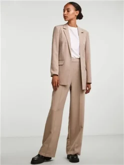 Pieces Silver Mink Bossy Blazer -Cheap Drape Dresses Store 29360 2