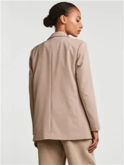 Pieces Silver Mink Bossy Blazer -Cheap Drape Dresses Store 29360 3