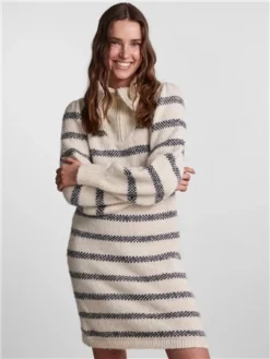 Pieces Birch Jadine Knitted Dress