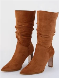 Una Healy Hazelwood Truffle Famous Stars Slouch Boot