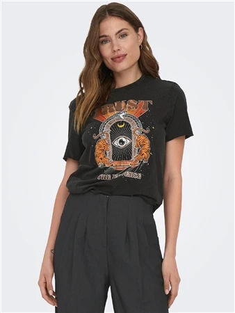 Only Black/Trust Lucy Tee 1 Only Black/Trust Lucy Tee