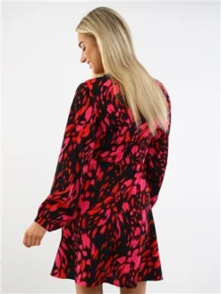 Girl In Mind Pink Tammy Animal Skater Dress 7 Girl In Mind Pink Tammy Animal Skater Dress -Cheap Drape Dresses Store 29399 3