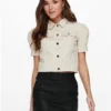 Only Black Faux Leather Base Skirt
