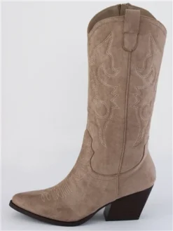 Krush Sand Suede Western Boot -Cheap Drape Dresses Store 29437 2