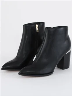 Una Healy Vinyl Everybody Zip Ankle Boot