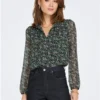 Only Green / Balsam Green Ditsy Patterned Blouse