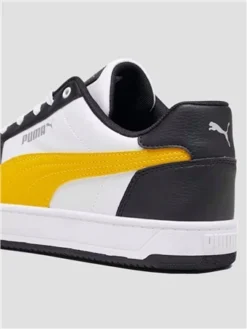 Puma White - Yellow Sizzle - Black - Silver Caven 2.0 Sneakers -Cheap Drape Dresses Store 29457 2