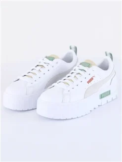 Puma White - Granola Mayze Stack Sneakers