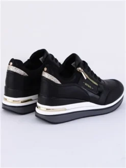 Lloyd & Pryce Sparkle Stealth Sparkle Wedge Trainers -Cheap Drape Dresses Store 29566 3